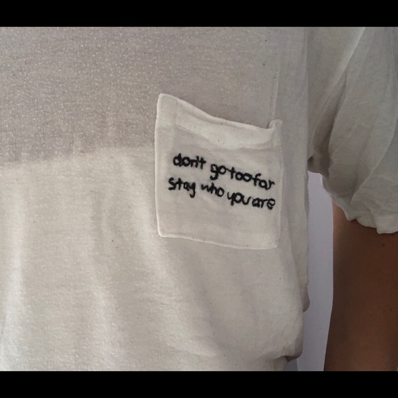 “Don’t go too far stay who you are” T shirt - Picture 2 of 2